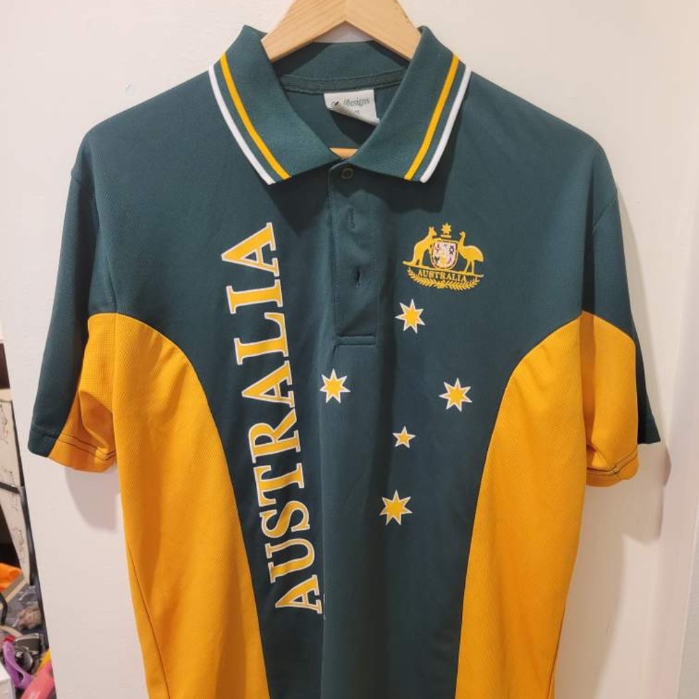 EUC Oz Designs Adidas Australia Soccer Shirt Pants & Hat - Set